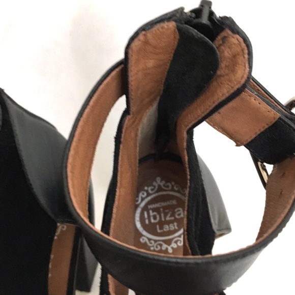 Jeffrey Campbell Ibiza Last Black Retro Platform 8 - Picture 7 of 7